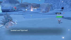 Triple Axel Pokemon: Đòn Tấn Công Băng Mạnh Mẽ