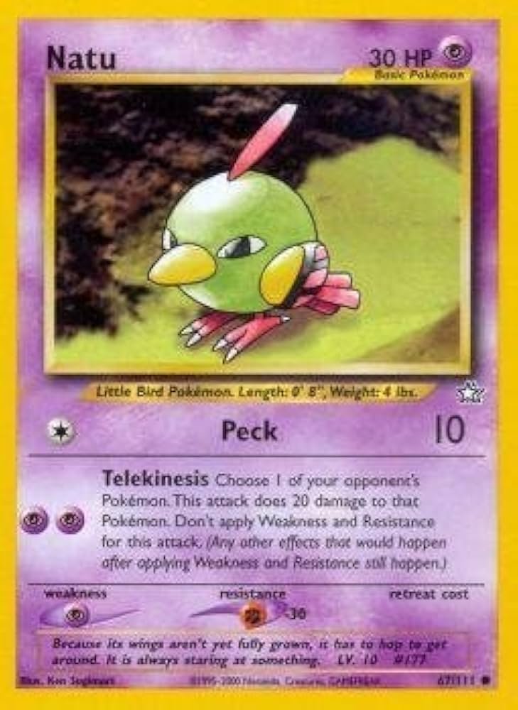 412dahnxbxl-_uf8941000_ql80_ Pokemon Natu: Đặc điểm, Tiến hóa và Sự thật Thú vị