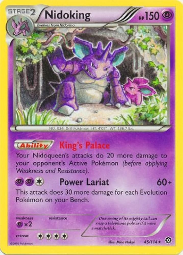 Thông tin chi tiết về Pokemon Nidoking