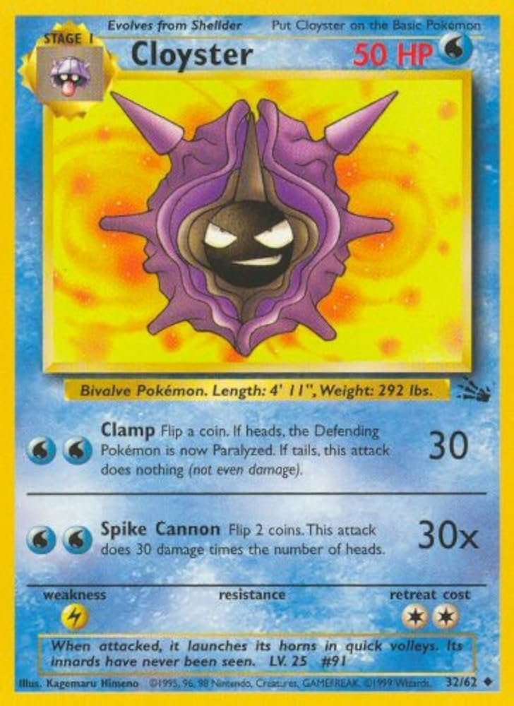 Tìm hiểu Pokemon Cloyster: Chỉ số, khả năng & chiến thuật
