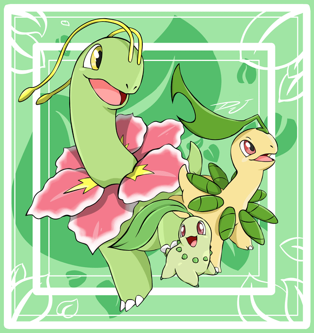chikorita-bayleef-meganium-fanart-v0-l2iudehpurq81 Bayleef: Đặc Điểm, Tiến Hóa và Sức Mạnh Của Pokemon Lá Cây