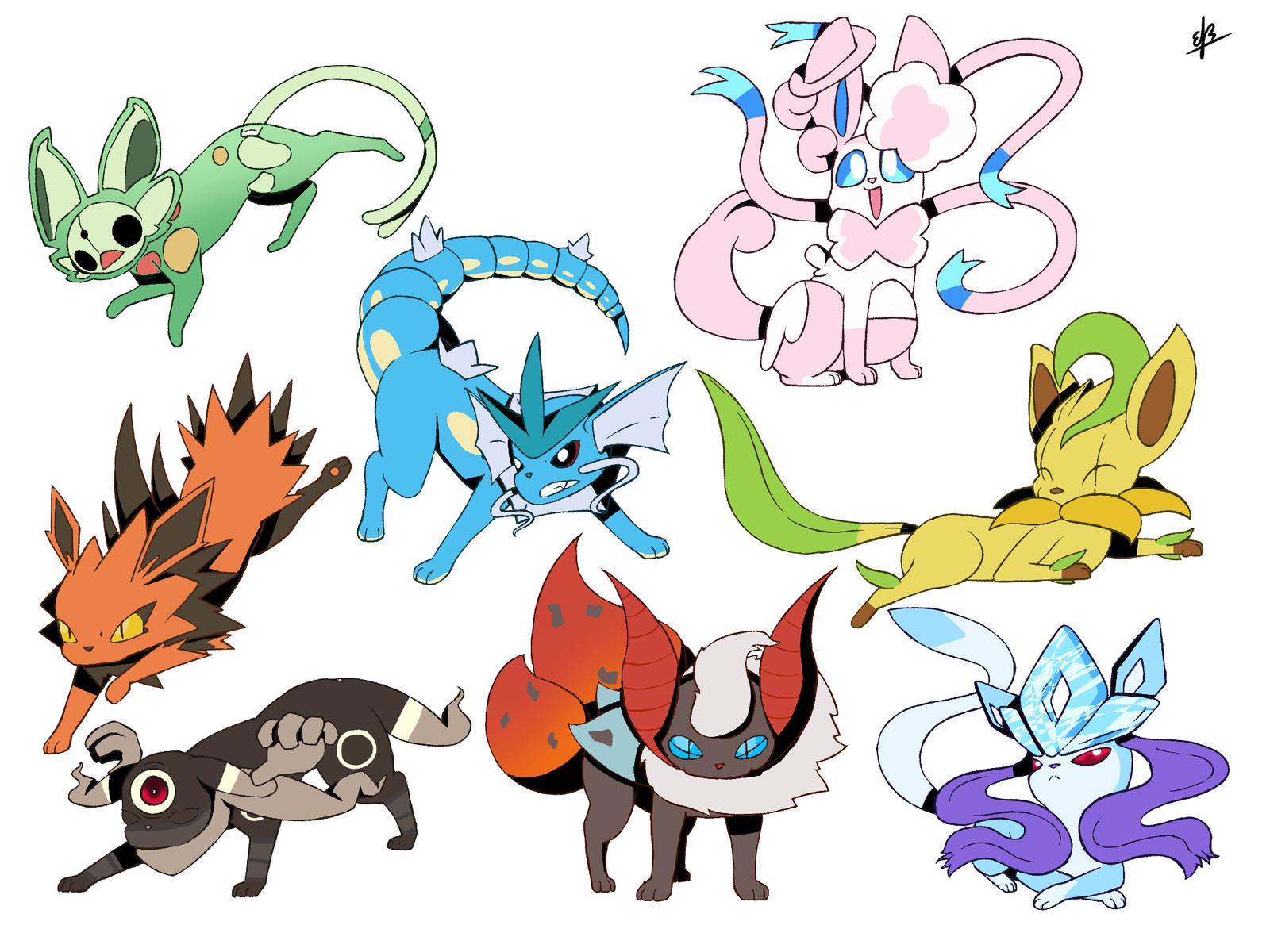 Khám phá thế giới Eeveelutions: Các dạng tiến hóa của Eevee