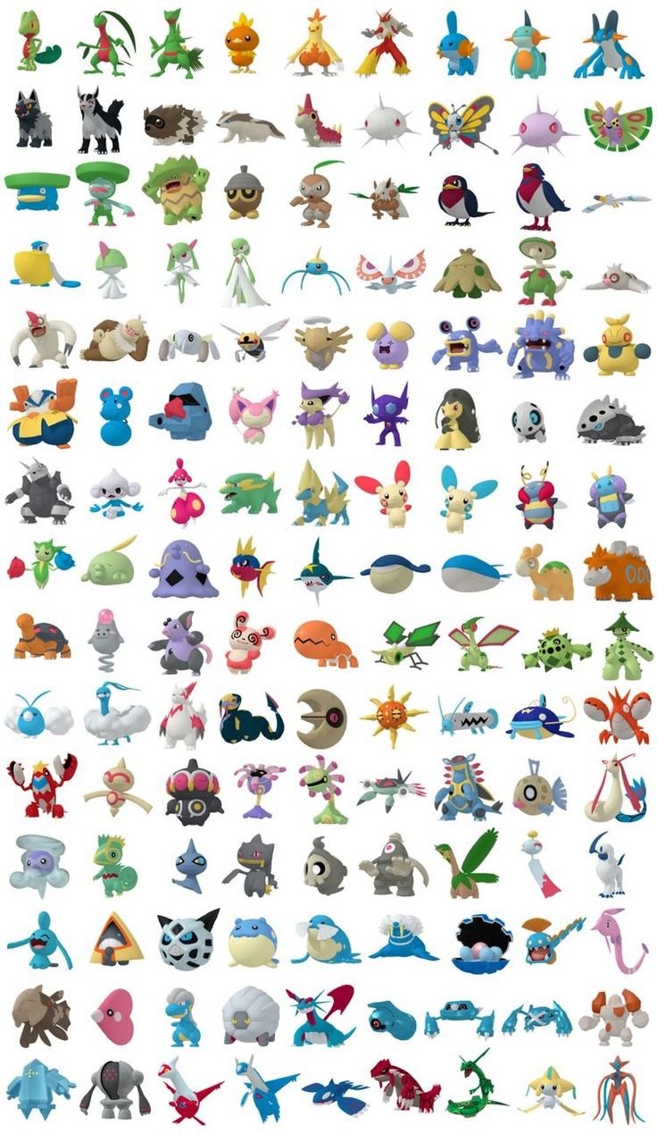 Hoenn Pokedex: Danh Sách Pokémon Vùng Hoenn Chi Tiết