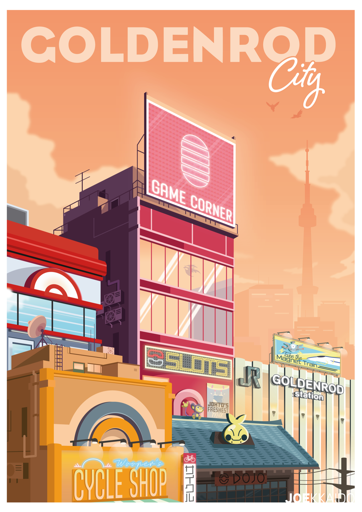 Whitney Pokémon và Thử Thách Tại Goldenrod City