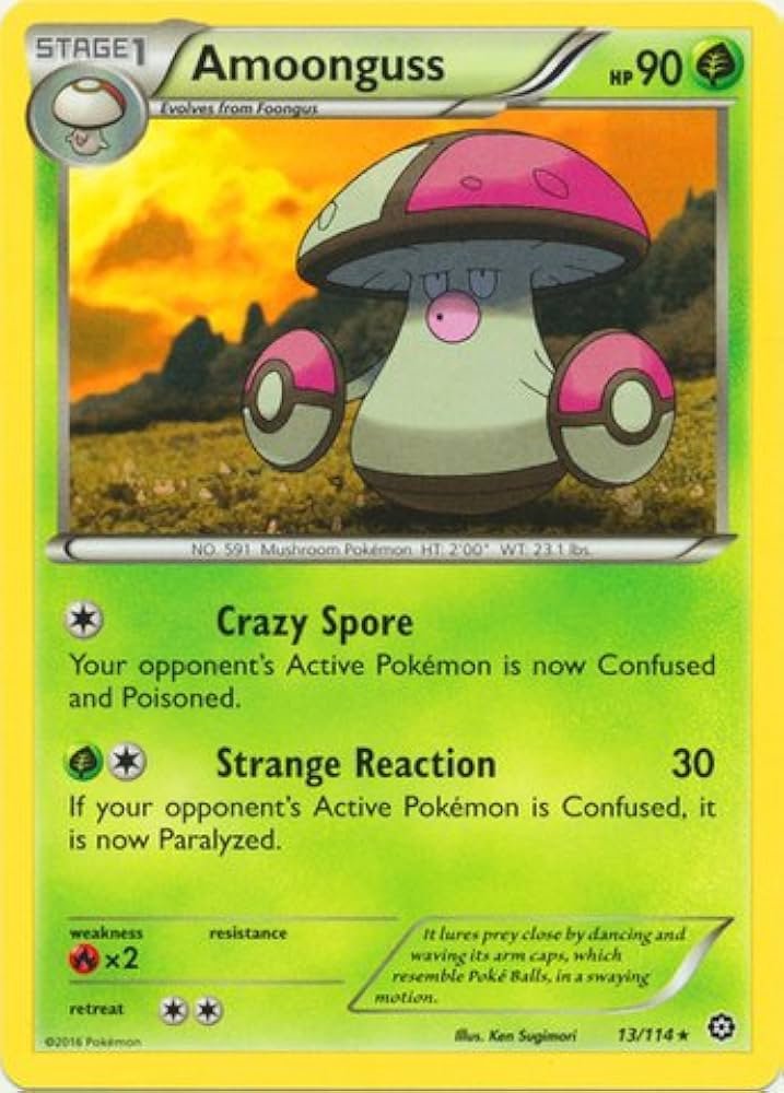 Pokemon 591: Thông tin chi tiết về Amoonguss