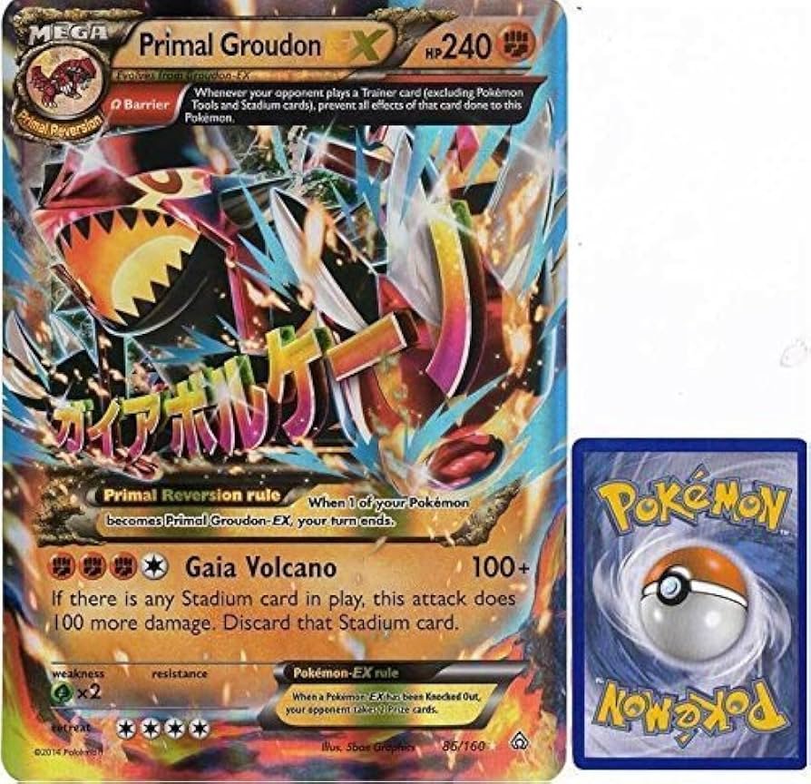 Mega Groudon GX: Khám Phá Thẻ Bài Huyền Thoại TCG