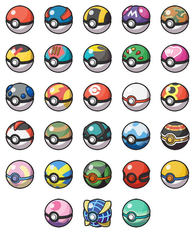 Danh sách các loại Poké Ball đầy đủ nhất