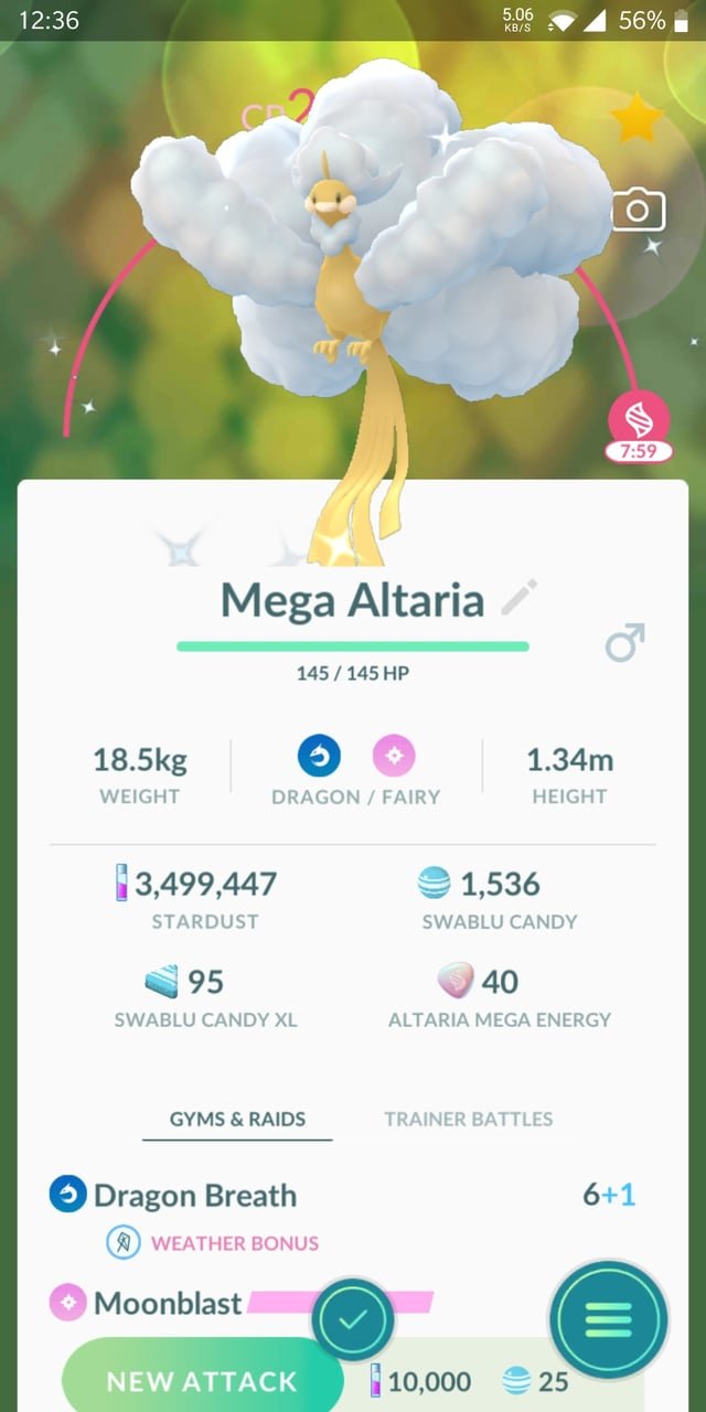 Altaria Pokemon: Chỉ Số, Chiêu Thức Và Chi Tiết