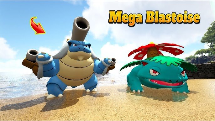 hq720-114-1 Mega Blastoise: Sức Mạnh Vượt Trội Của Khẩu Pháo Nước