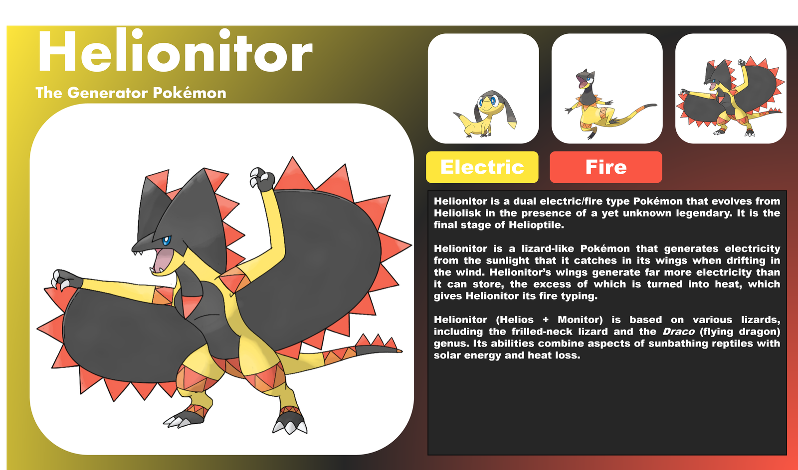 Heliolisk: Khám phá Pokémon Rạng rỡ hệ Điện và Thường