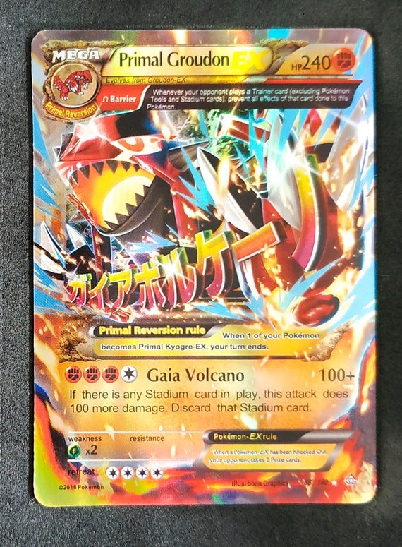 Mega Groudon GX: Khám Phá Thẻ Bài Huyền Thoại TCG