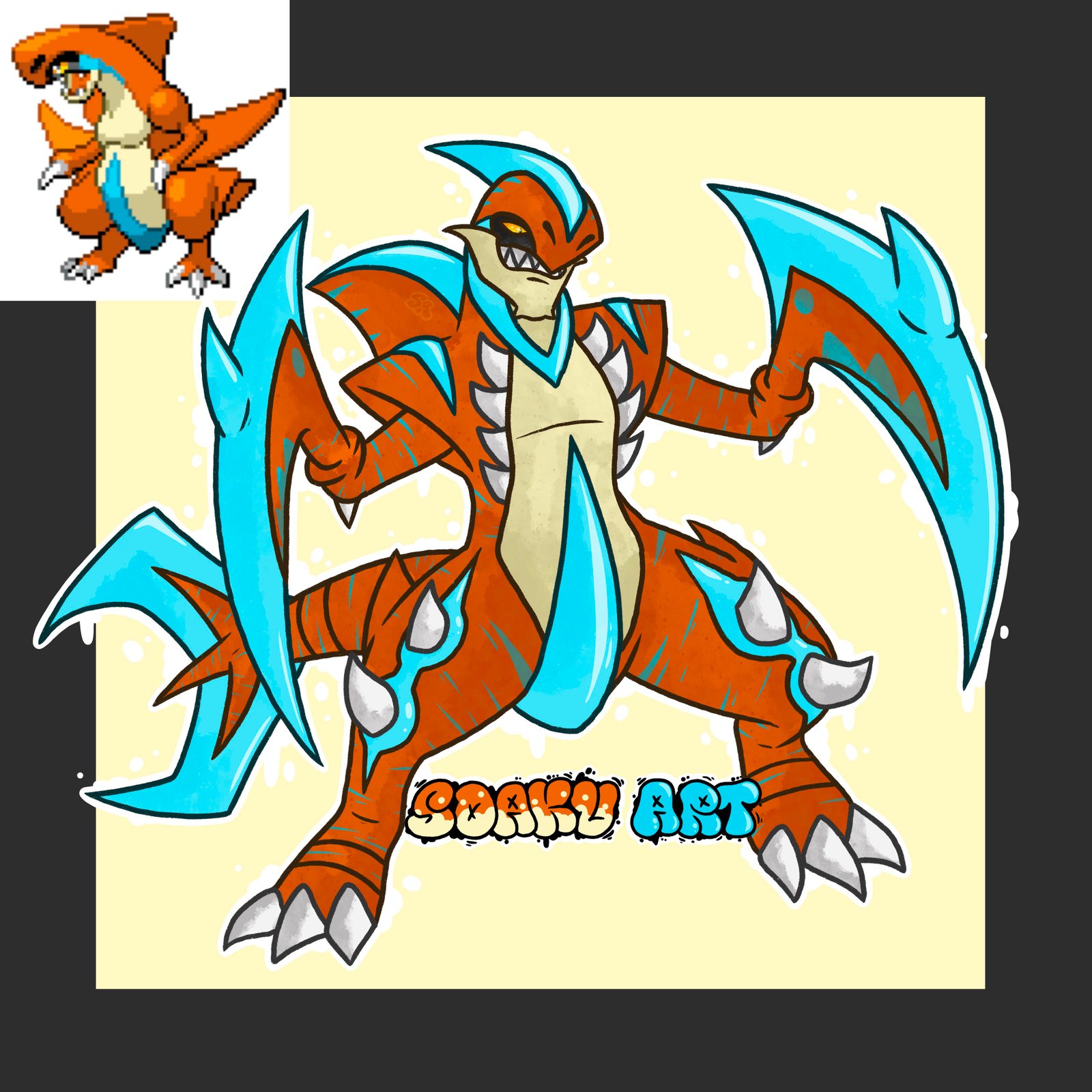 Nguồn cảm hứng thiết kế Garchomp: Cá mập và hơn thế