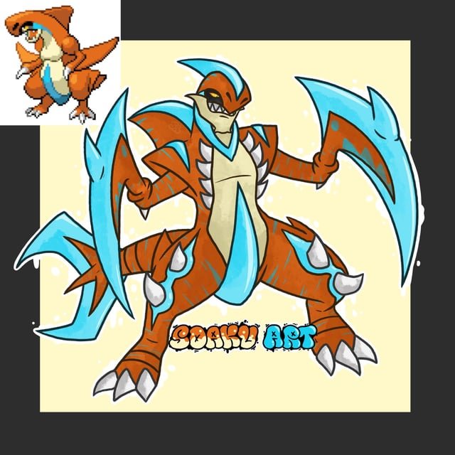 Nguồn cảm hứng thiết kế Garchomp: Cá mập và hơn thế