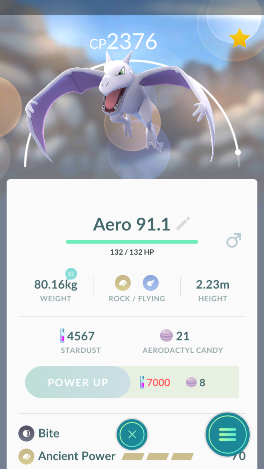 Aerodactyl: Hệ, chỉ số và đặc điểm