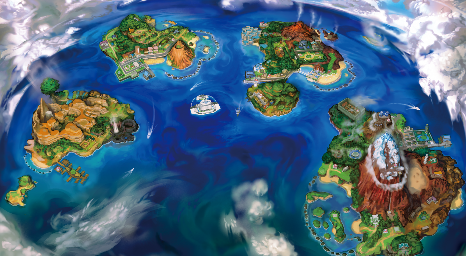 Khám phá Pokemon Alola Map Chi Tiết