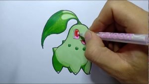 Tự Học Cách Vẽ Pokemon Hệ Lá Chi Tiết
