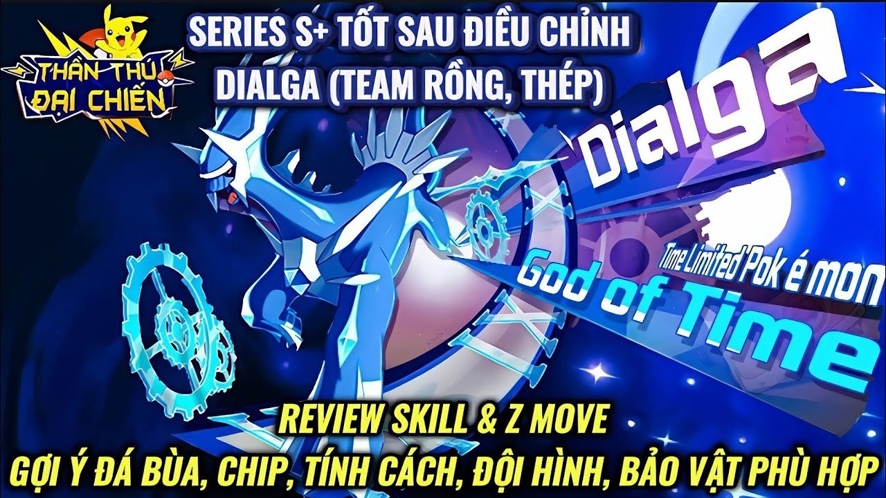 Dialga – Pokemon Hệ Rồng Thép