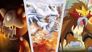 Pokemon Huyền Thoại Hệ Lửa: Biểu Tượng Sức Mạnh