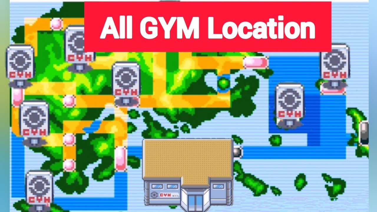 Chi tiết về Pokemon Emerald Gyms