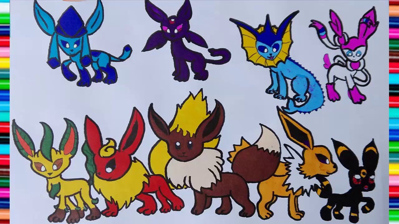 Tổng Hợp Hình Ảnh Tiến Hóa Của Pokemon Eevee