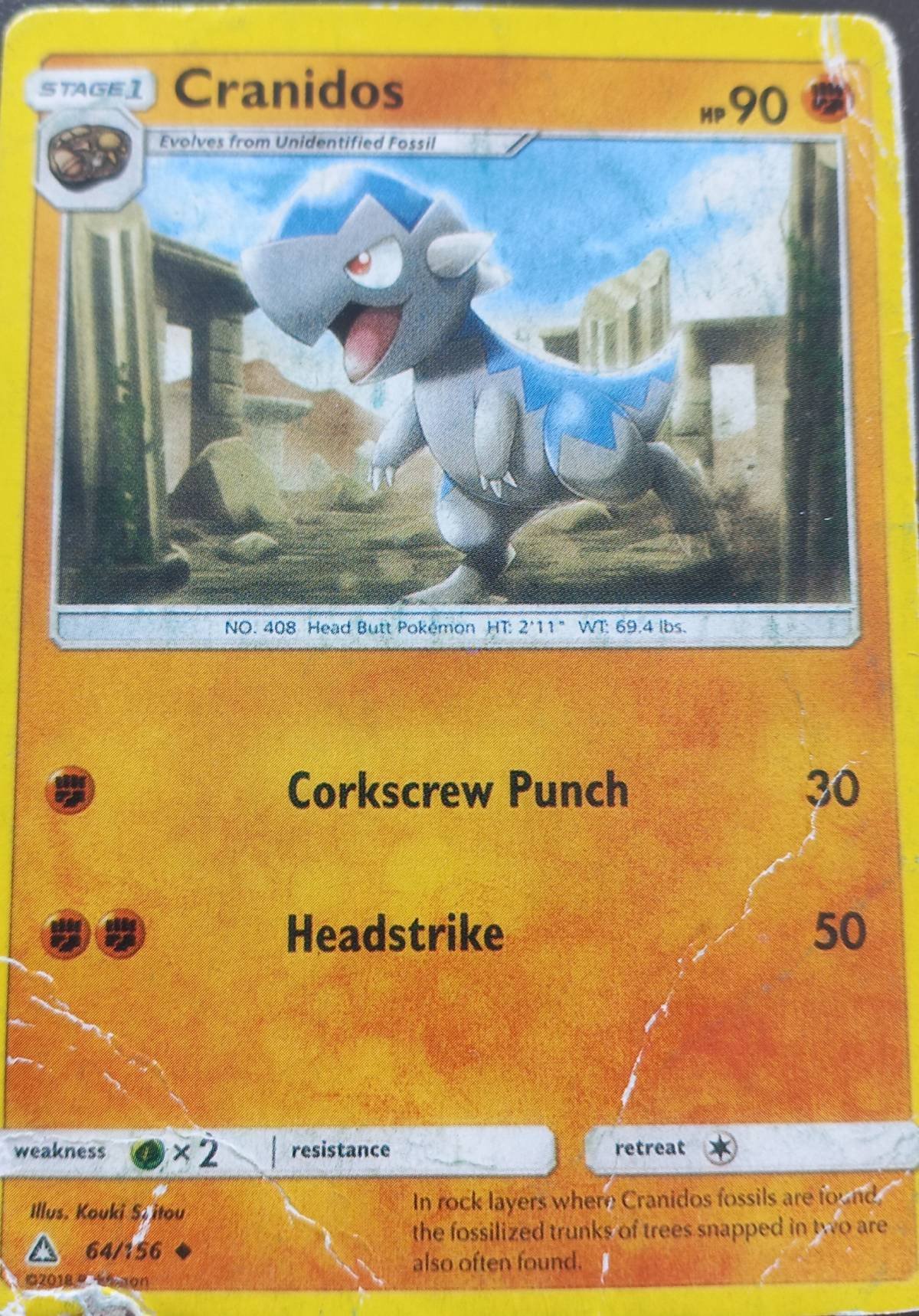 Thông tin chi tiết về Cradinos Pokémon