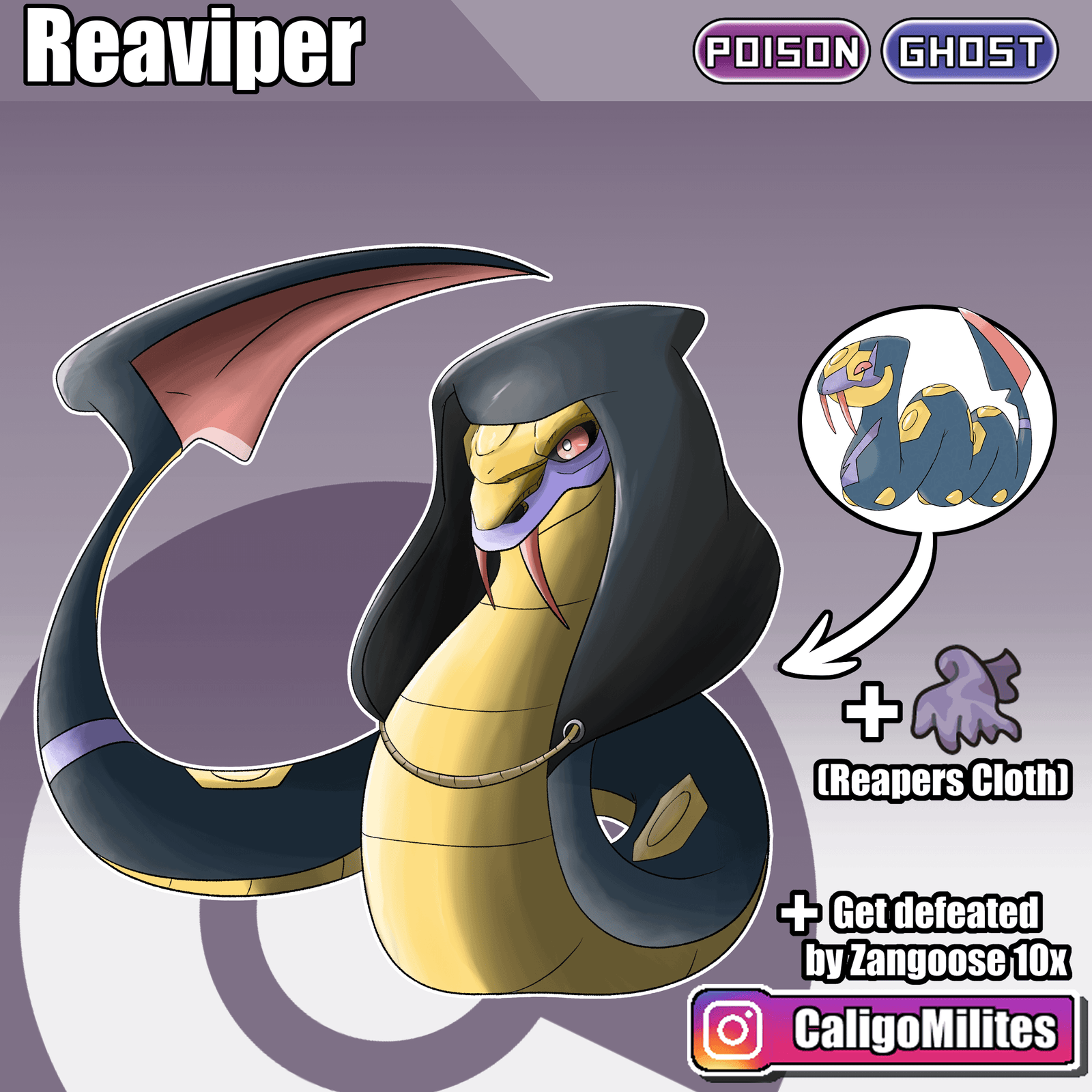 p3xo40fxy3z81 Seviper: Thông tin chi tiết về Pokémon rắn hung hãn