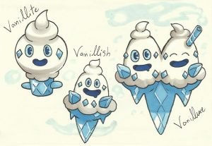 Vanilluxe: Pokemon Hệ Băng với sức mạnh lạnh giá