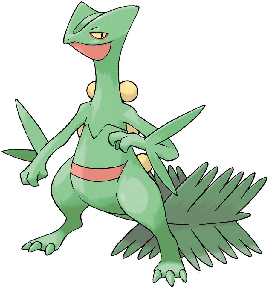 Sceptile và Mega Sceptile: Sức mạnh của Rồng Cỏ