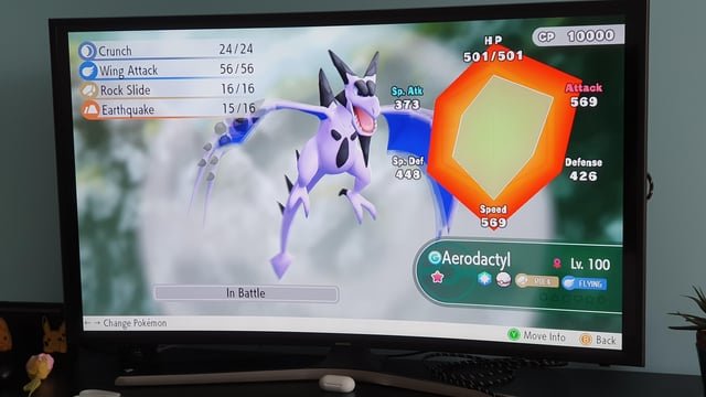 Aerodactyl: Hệ, chỉ số và đặc điểm