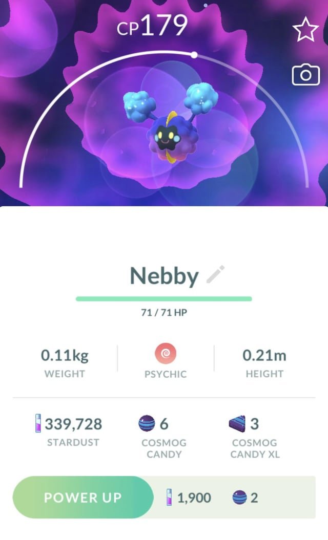 zecdgazi3dl91 Nebby Pokemon: Khám phá Sinh vật Vũ trụ Cosmog và Các Hình Thái