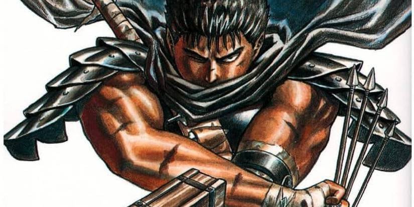 Guts với thanh kiếm Dragonslayer, biểu tượng của sự tàn khốc trong manga Berserk