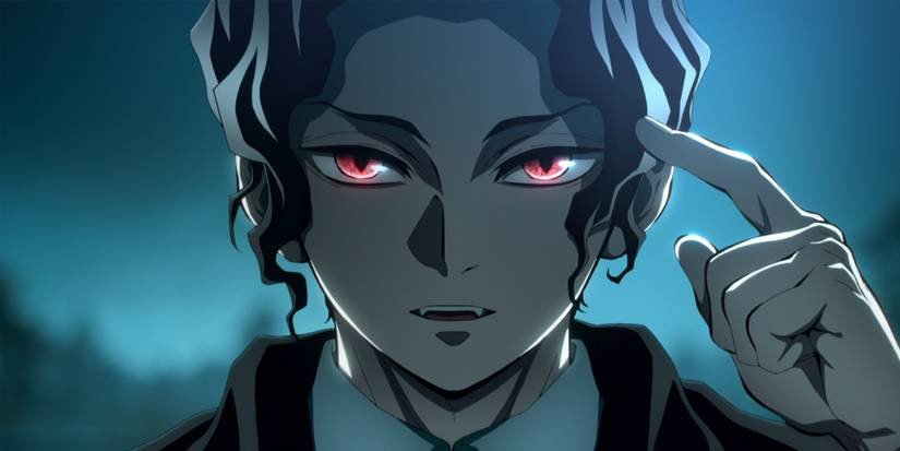 Muzan Kibutsuji trong phong cách Kimetsu no Yaiba thập niên 90, thể hiện sự u ám và đáng sợ