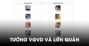 Tướng Liên Quân và Vương Giả Vinh Diệu Có Bộ Chiêu Thức Tương Đồng