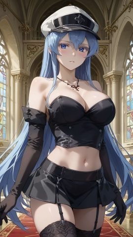 Chân dung Esdeath Akame Ga Kill đầy quyền lực và lạnh lùng