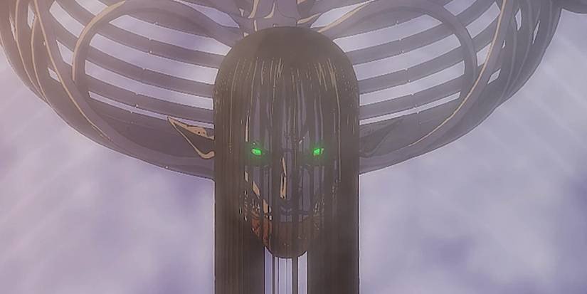 Eren Yeager trong hình dạng Founding Titan, một màn biến hình kinh hoàng mở đầu đại diệt vong