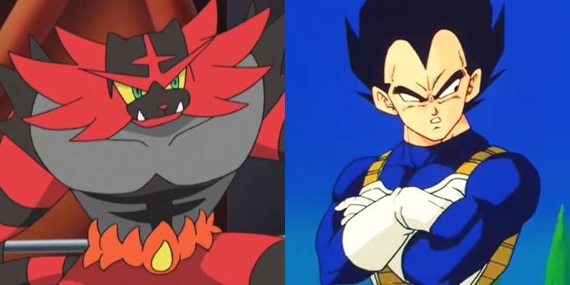 Vegeta và Incineroar, sự kết hợp mạnh mẽ của hai nhân vật Dragon Ball Z và Pokémon