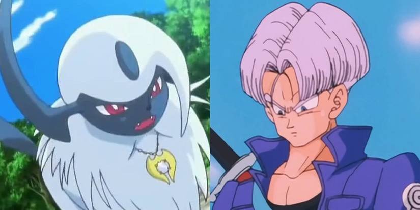 Future Trunks và Absol, hai nhân vật Dragon Ball Z và Pokémon mang vẻ u buồn nhưng mạnh mẽ