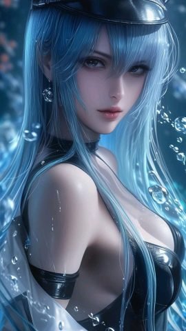 AI Esdeath với bộ trang phục quân đội đặc trưng của Đế quốc
