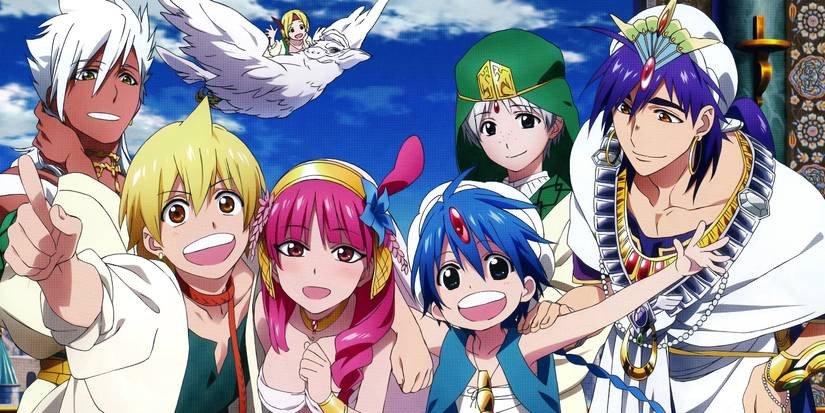 Alibaba và Aladdin trong anime Magi, ví dụ điển hình của anime khởi đầu nhạt nhòa kết thúc bùng nổ