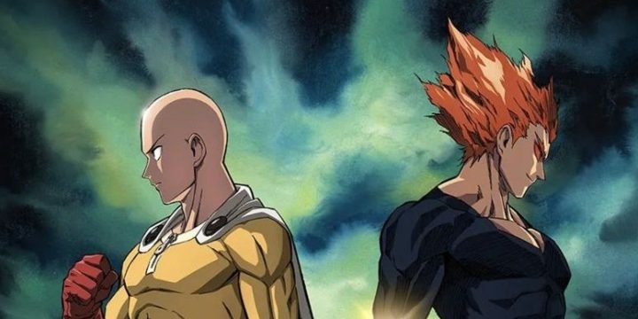 Saitama và Garou trong cuộc chiến hoành tráng, đặc trưng hành động quá đà của One-Punch Man