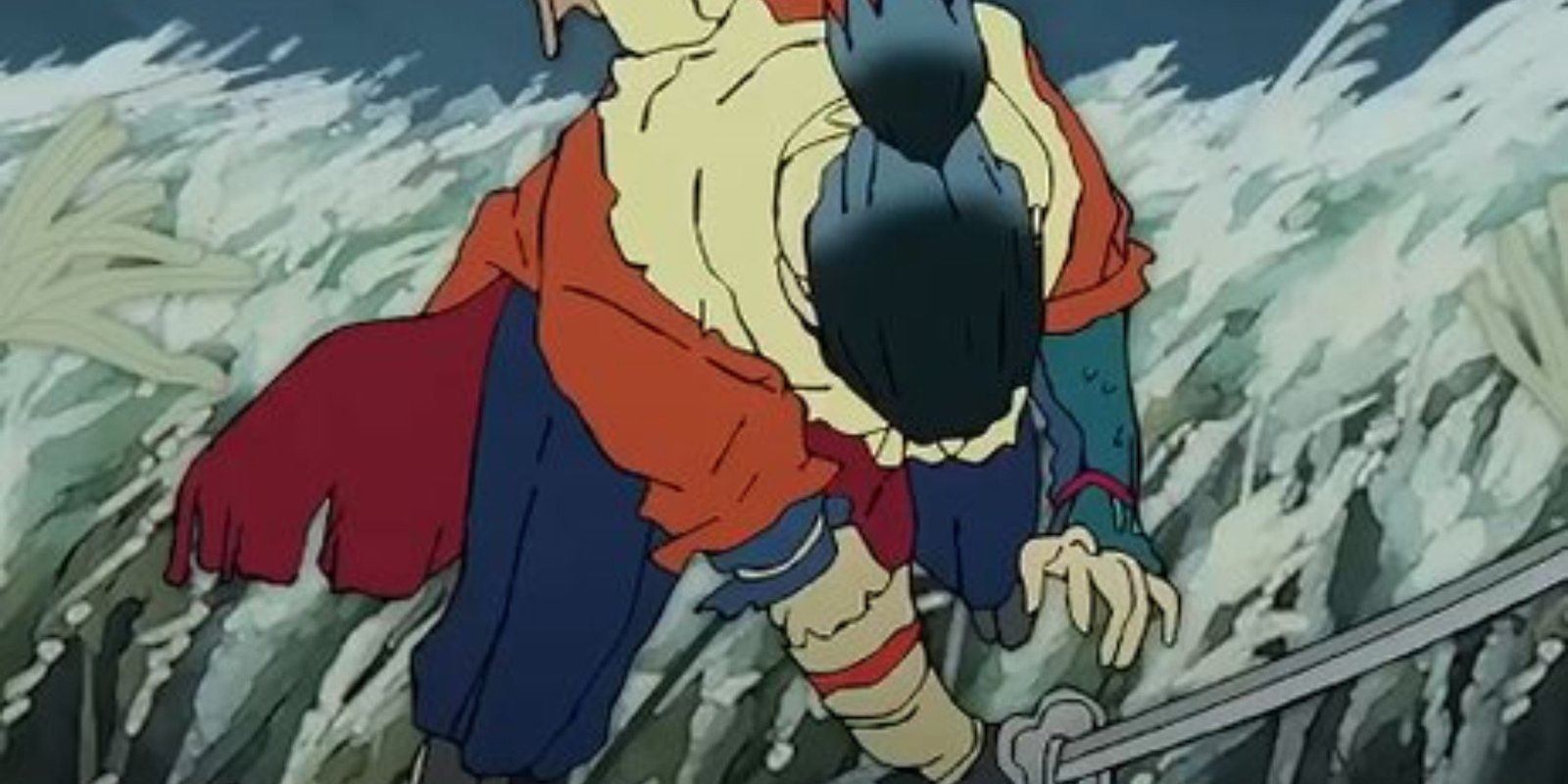 Khung hình đáng ngờ từ anime Sekiro: No Defeat với chi tiết bàn tay bị biến dạng, làm dấy lên nghi vấn về việc sử dụng AI trong sản xuất.