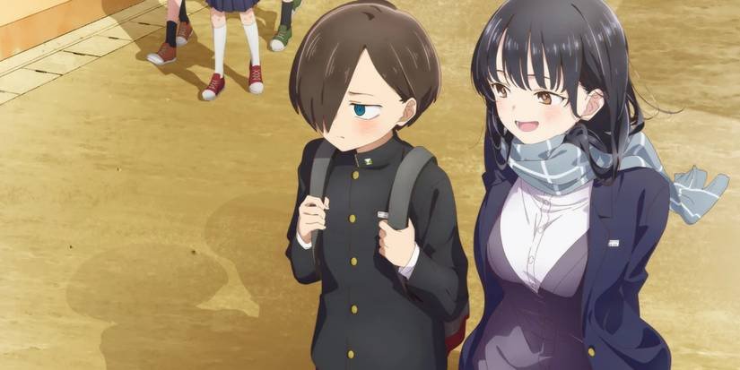 Hình ảnh key visual anime The Dangers in My Heart, khởi đầu chậm nhưng kết thúc hay