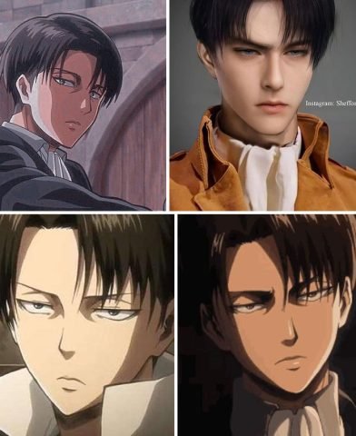 Levi Ackerman từ Attack On Titan, ảnh người thật do AI tạo ra