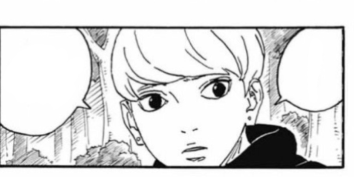 Boruto và Inojin trong Boruto Two Blue Vortex chương 27, quyết tâm thay đổi dòng thời gian để ngăn chặn việc Himawari Uzumaki chết.