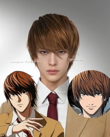 Light Yagami từ Death Note được AI tái tạo thành người thật