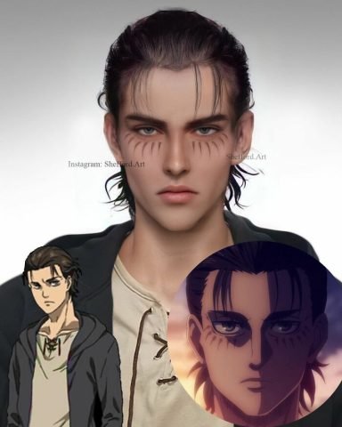 Eren Jaeger từ Attack On Titan phiên bản người thật