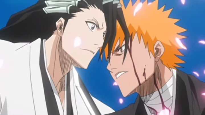 Ichigo Kurosaki và Byakuya Kuchiki trong trận chiến kinh điển của Bleach, xứng đáng làm lại anime Shonen