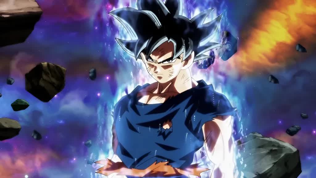 Goku đạt đến Bản Năng Vô Cực (Ultra Instinct Sign) trong trận chiến sinh tử của Dragon Ball Super.