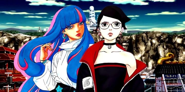 Eida và Sarada thảo luận về năng lực thao túng trong Boruto