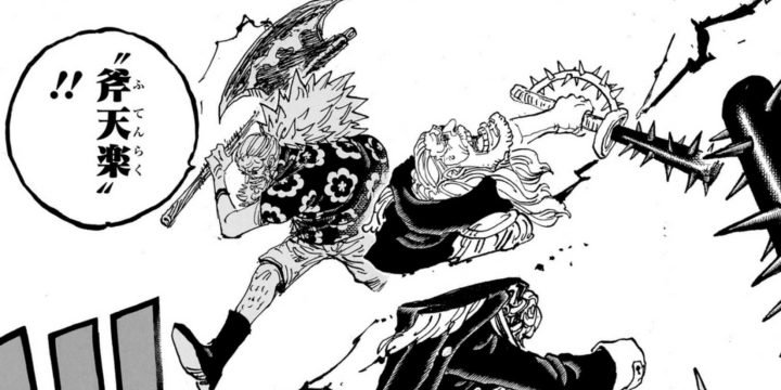 Scopper Gaban đối đầu Thánh Kỵ Sĩ Sommers trong trận chiến giả định tại God Valley